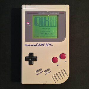 Restored 1989 Nintendo Gameboy Original with Qix
